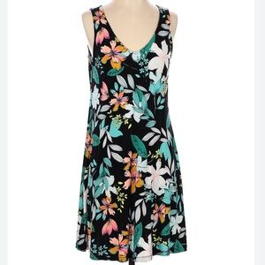 A.N.A a new approach floral dress ANA large sleeveless flower sun tank style L